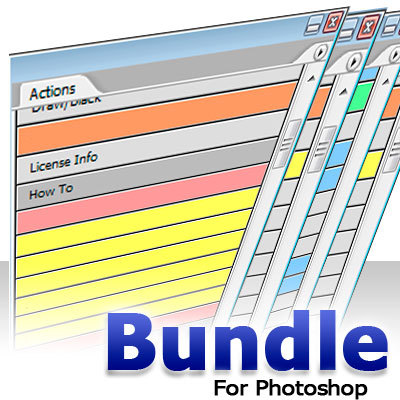 SALE! - Photoshop CS2 &amp; Up Line Art Bundle
