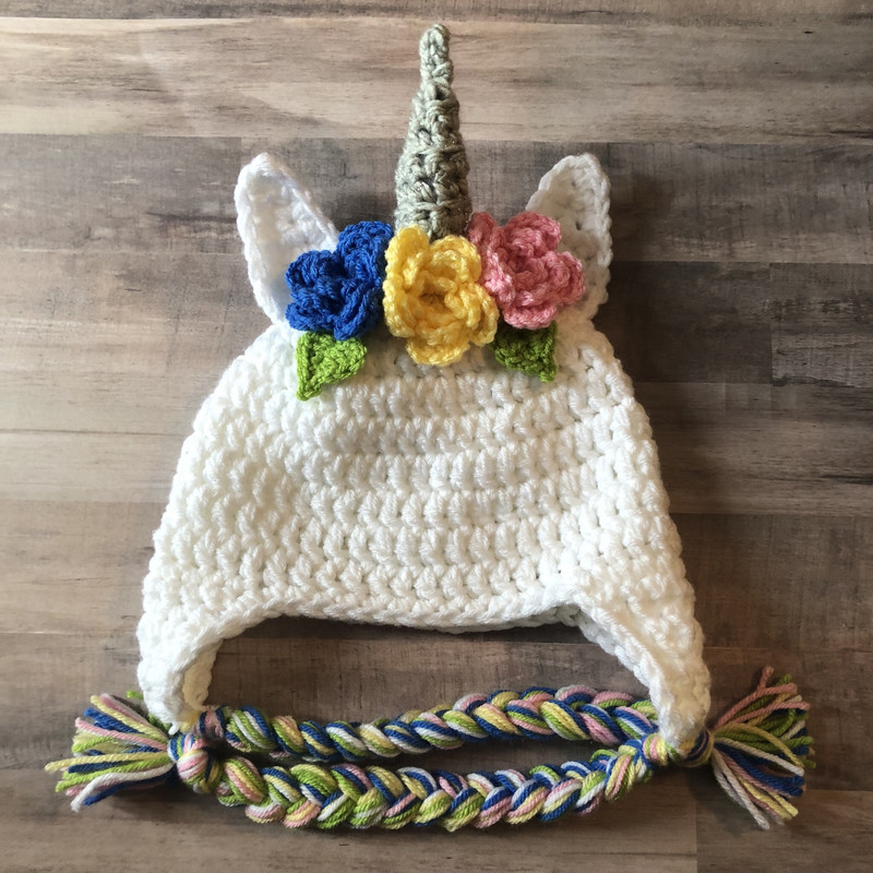 White Unicorn Hat 