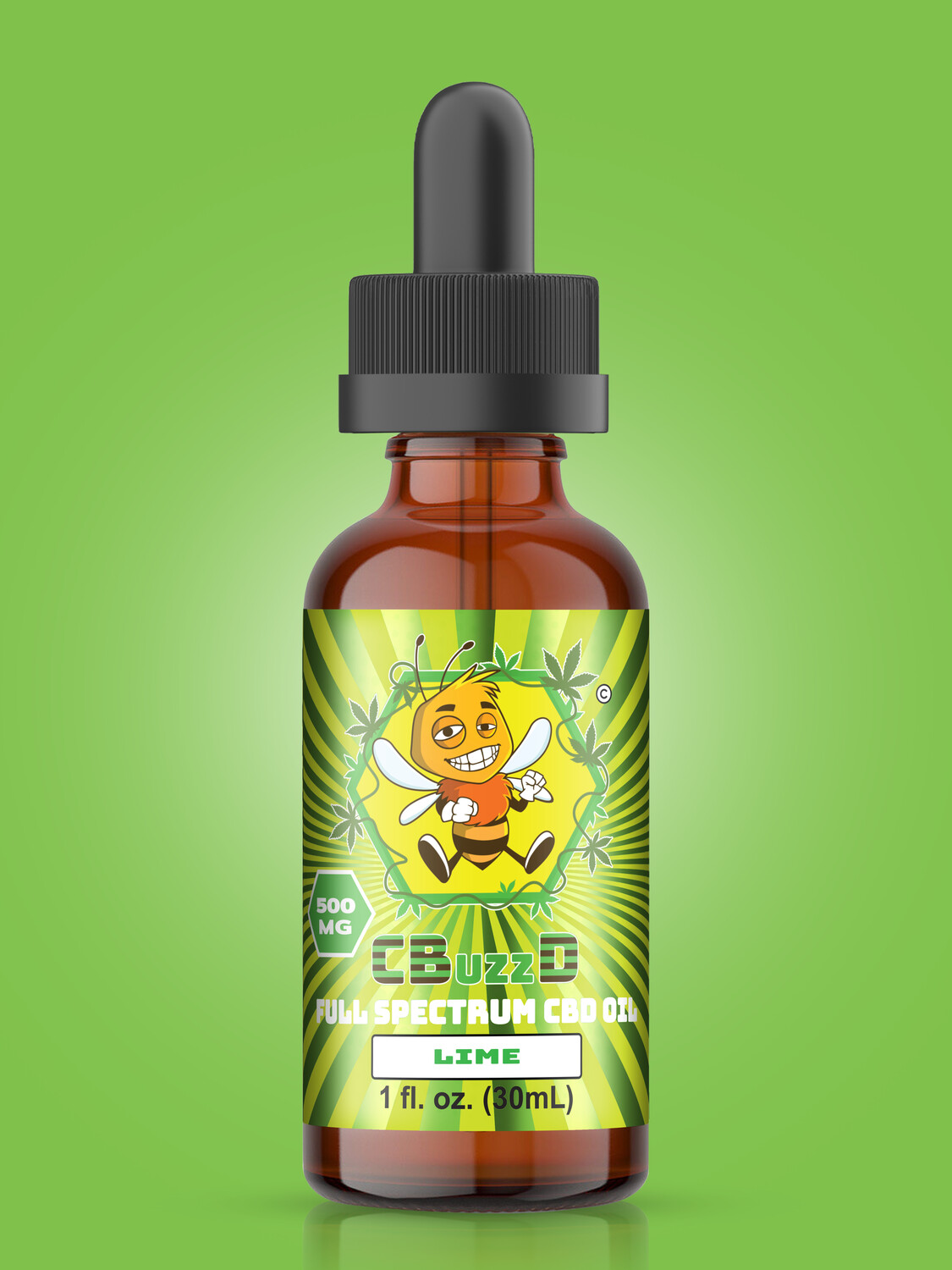 Lime Full Spectrum CBD Tincture