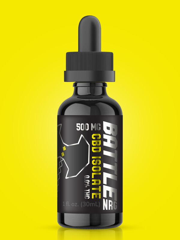 BATTLE NRG CBD ISOLATE TINCTURE