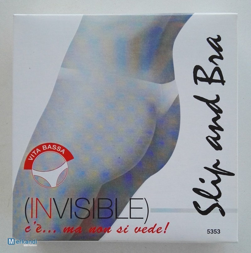 3-M NERO Slip donna sexy Invisible confezione da 1pz