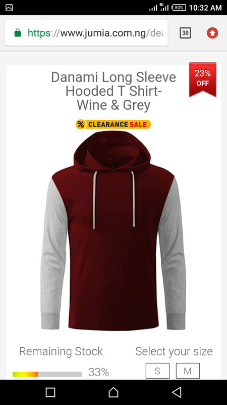 Danami long sleeve hooded T-shirt in wine and gray colour. Both T-shirt and hooded