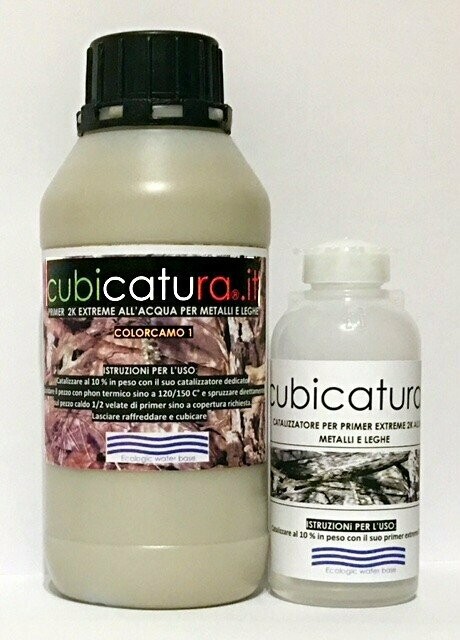 PRIMER EXTREME BI-COMPONENTE PER METALLI E LEGHE - COLORE CAMO1