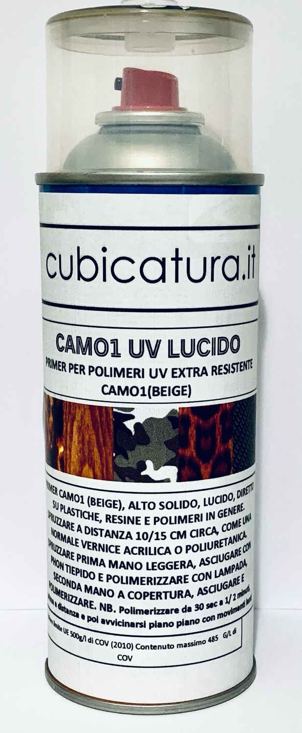 UV SPRAY-PRIMER COLORATI PER POLIMERI