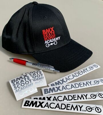 BMX Academy Cap, Pen & Stickers