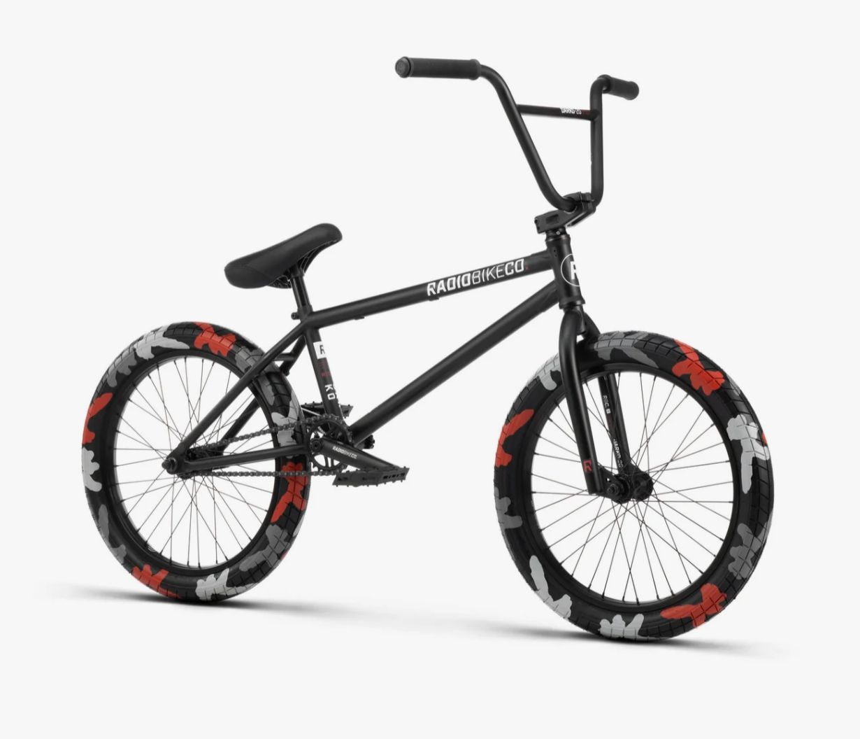Radio Darko BMX Matt Black/Red Camo - For ages 11 - 15 Radio Darko BMX Matt Black/Red Camo - For ages 11 - 15