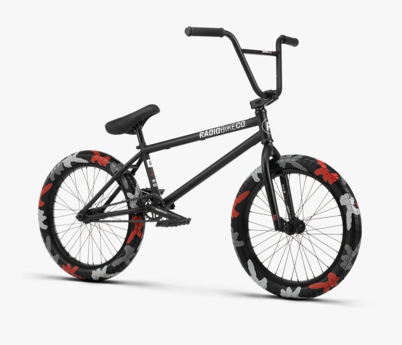 Radio Darko BMX Matt Black/Red Camo - For ages 11 - 15 Radio Darko BMX Matt Black/Red Camo - For ages 11 - 15