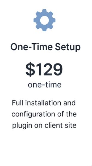 One- Time Setup