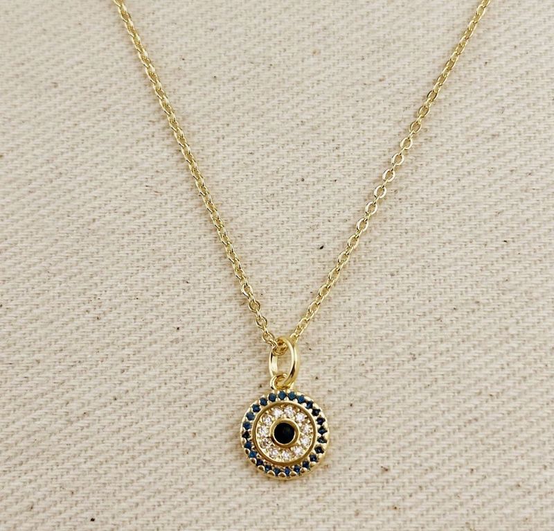 Eyil Eye Mandala Spiritual Protection Pendant