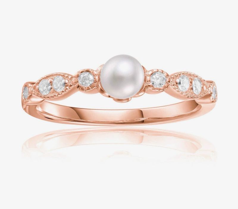Rose Gold &amp; pearl