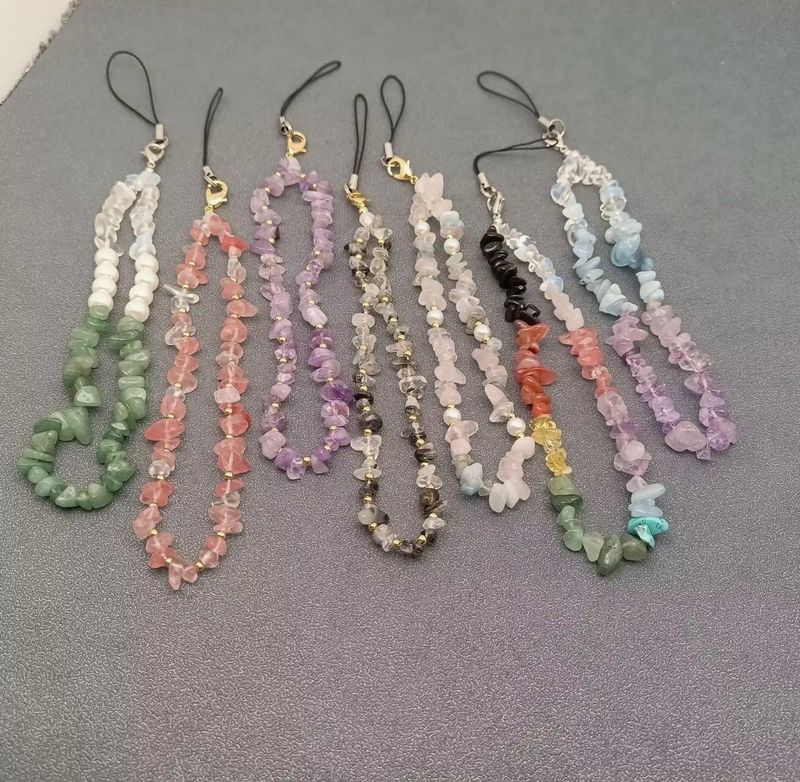 Crystal &amp; Pearl Magical Phone Strap