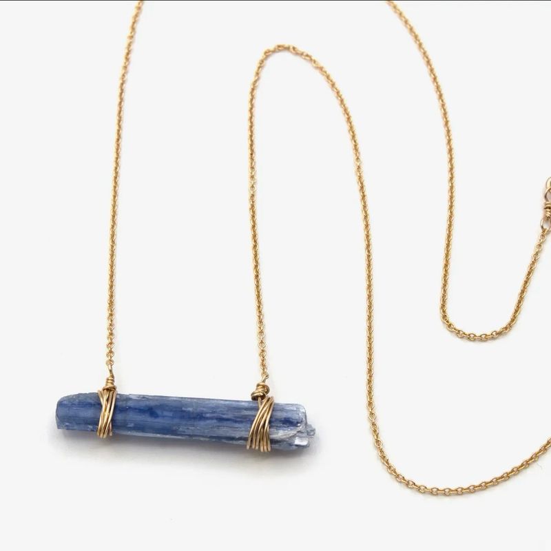 Blue Kynite Necklace