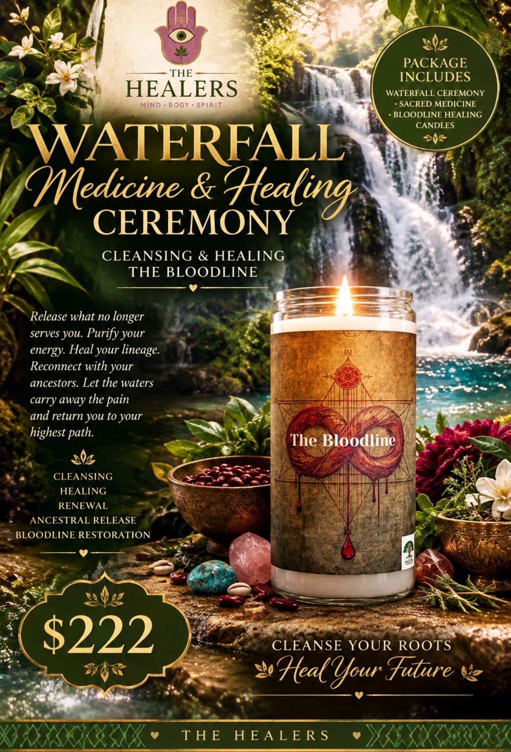 Waterfall Cleansing Ceremony