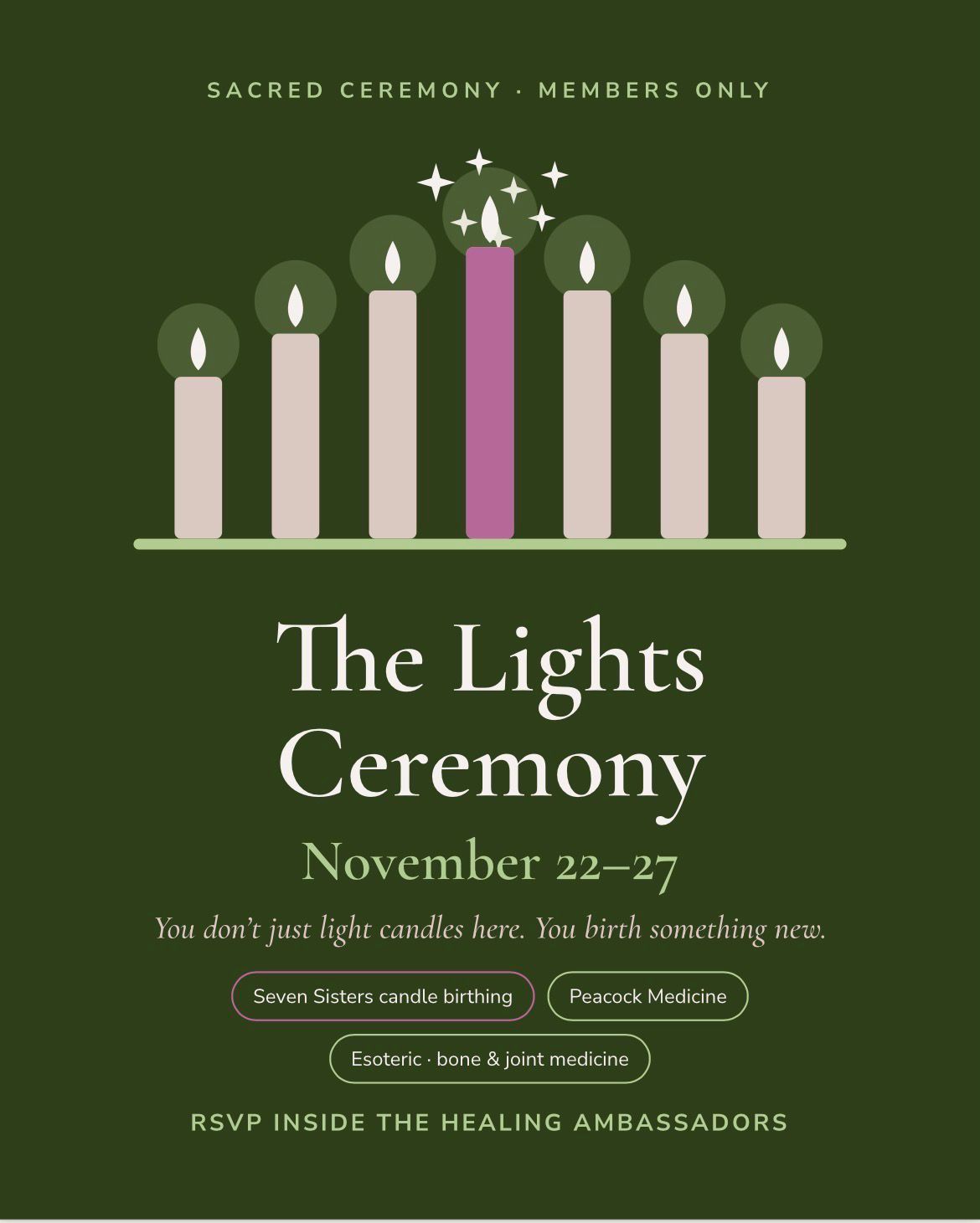 The Lights Ceremony