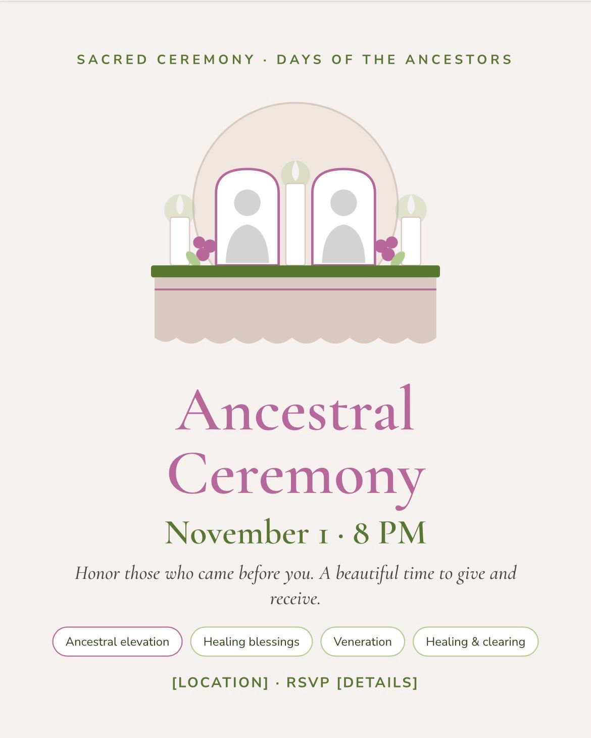 Ancestral Ceremony