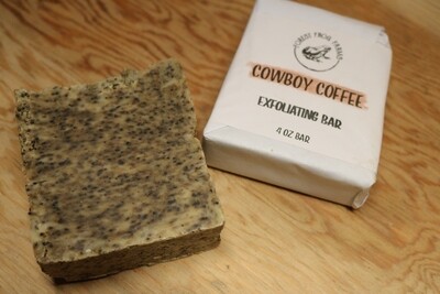Shampoo & Body Bar: Cowboy Coffee Exfoliating Bar