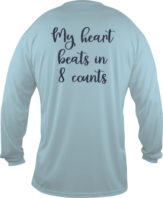 My heart beats in 8 counts