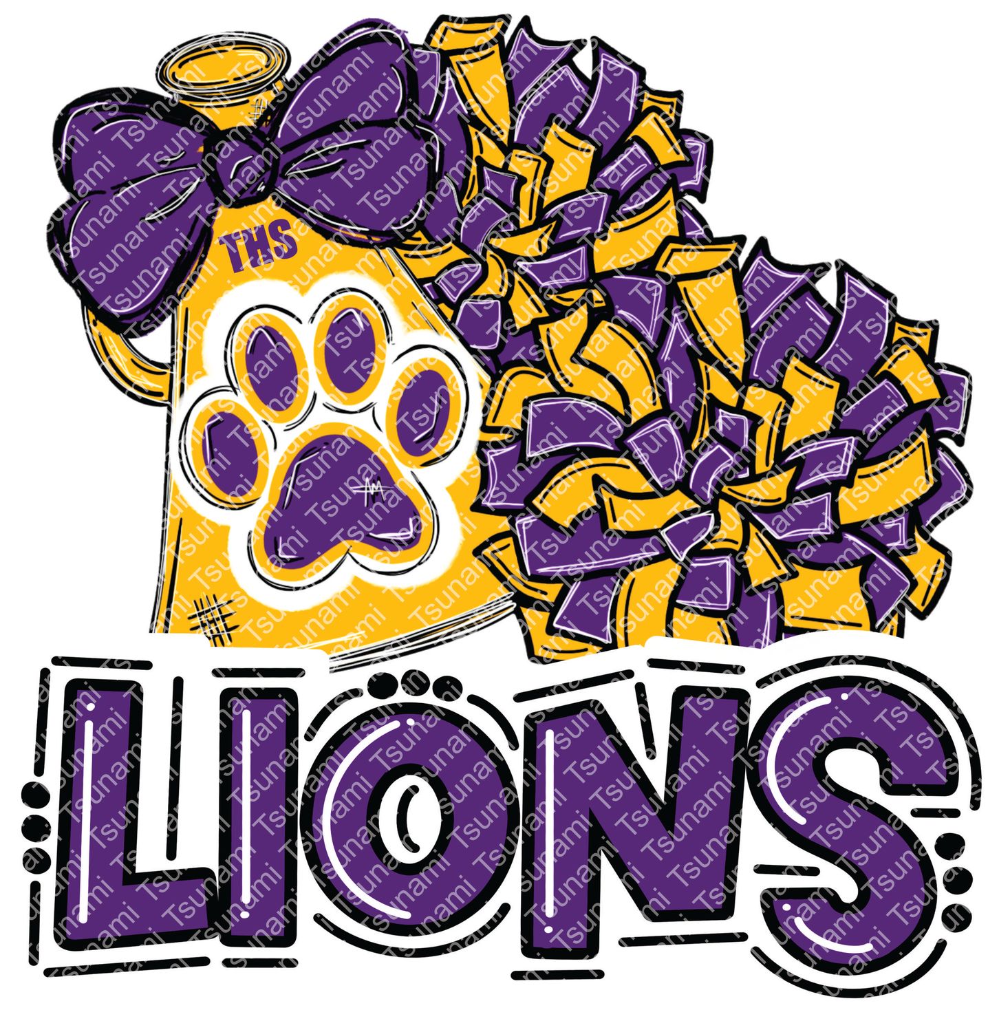 Tallwood High School Cheer Crewneck Sweatshirt