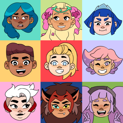 Series Sticker Sets: She-ra, Food Wars, and Critical Role