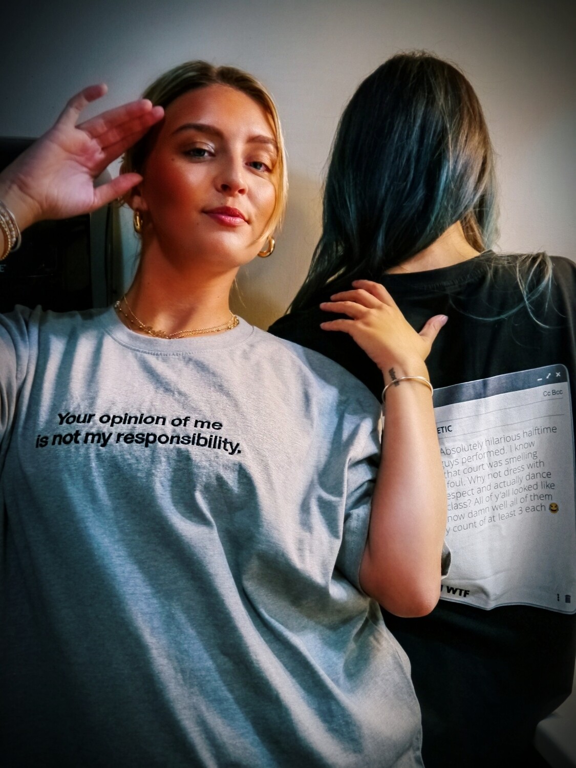 Your Opinion Is Not My Responsibility Tee - Grey