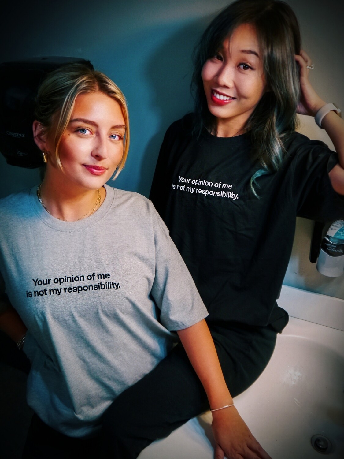 Your Opinion is Not My Responsibility Tee - Black