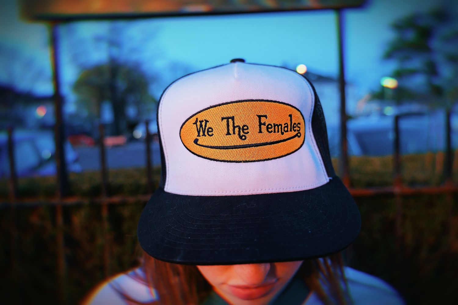 Retro 2000s Embroidered Trucker Hat