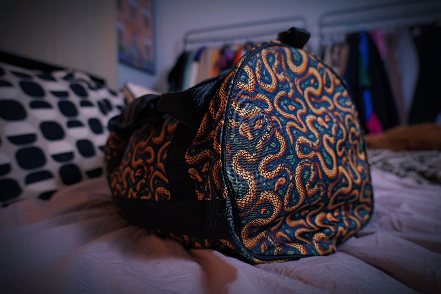 Snake Duffle Bag