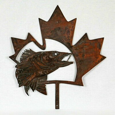 Canadian Maple Leaf Walleye