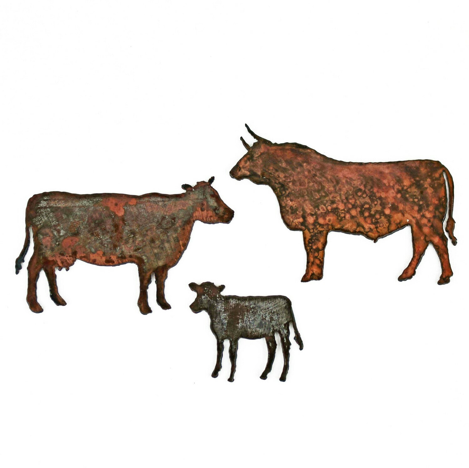 Cow Family Magnet Set