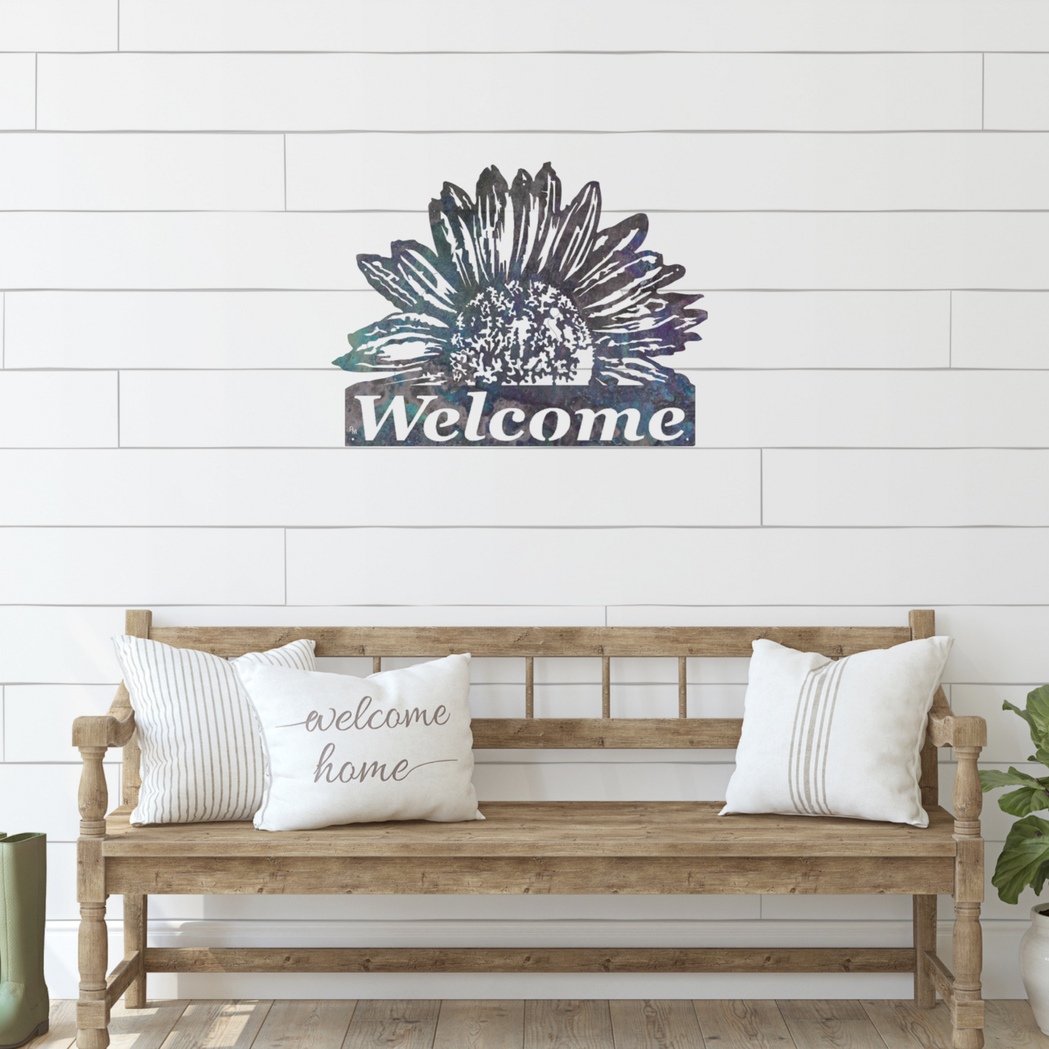 Welcome Sunflower - Vertical