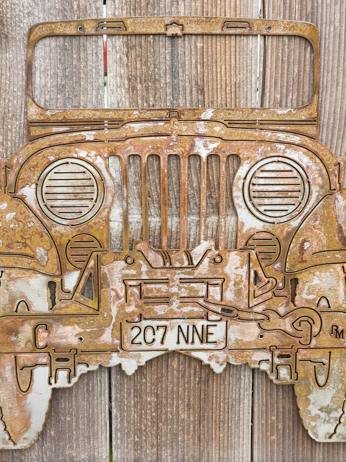 97 CJ-5 Jeep Wall Art