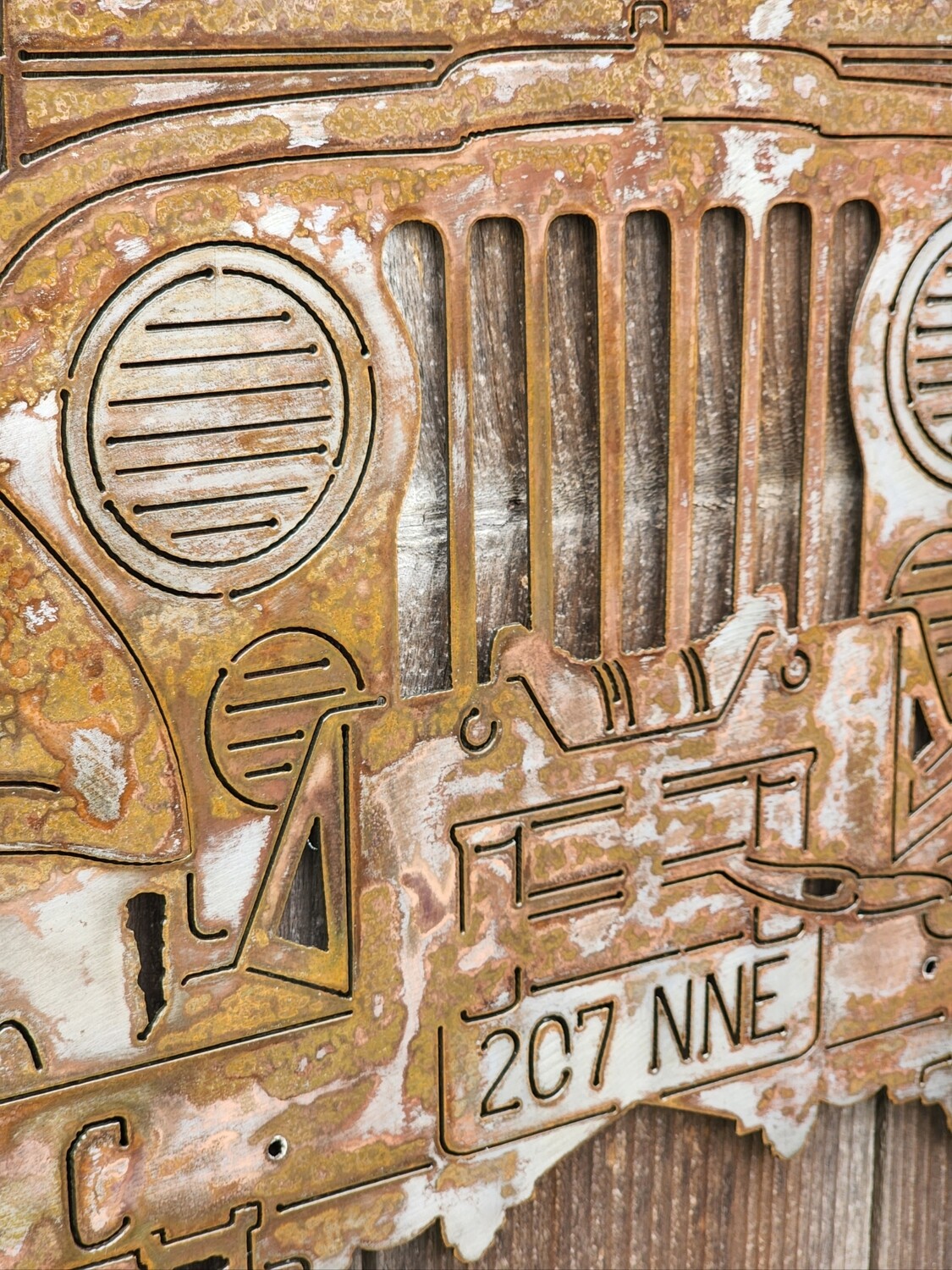 97 CJ-5 Jeep Wall Art