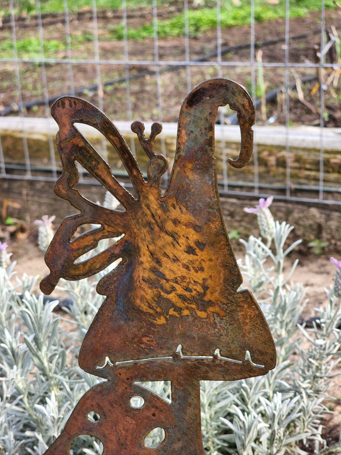 Large Mushroom Gnome Stake