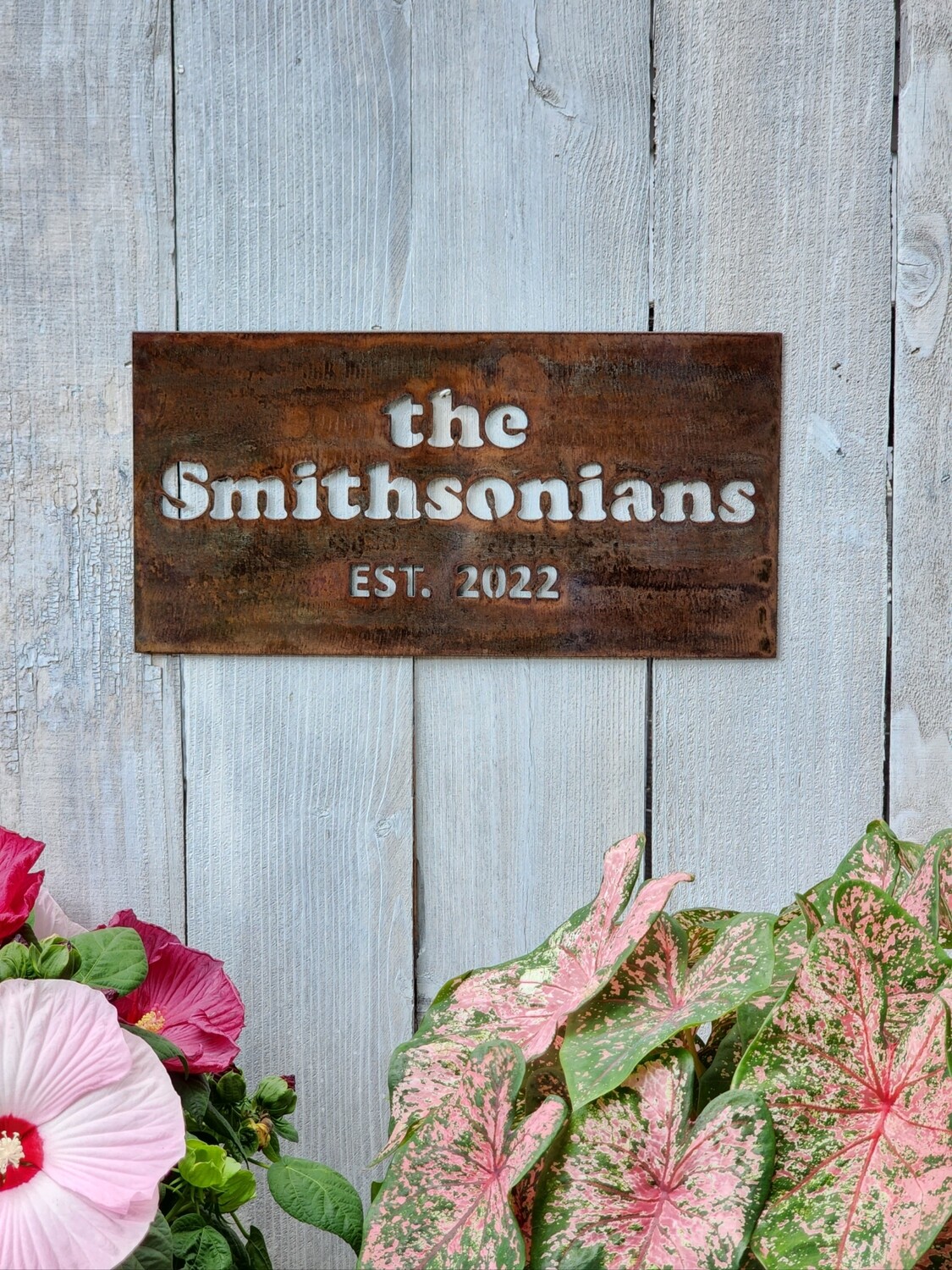 Last Name Sign w/ Est. Date