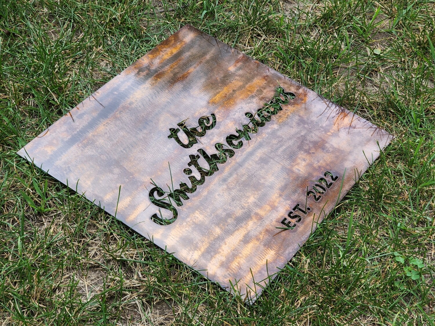 Last Name Sign w/ Est. Date