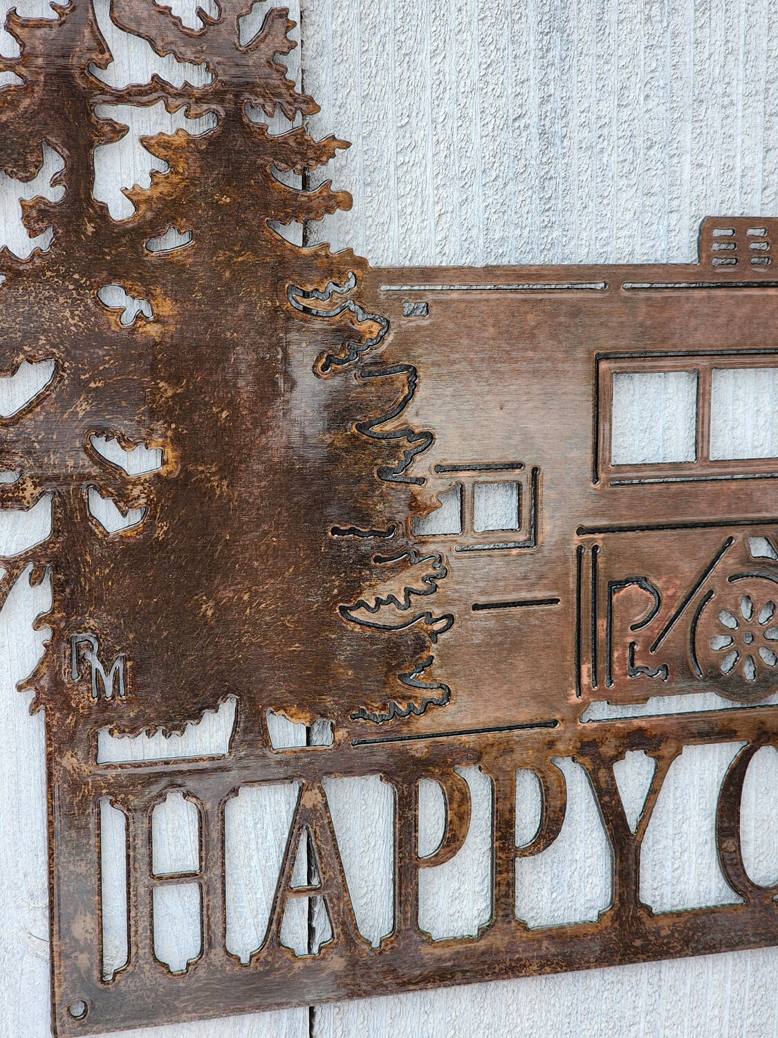 Happy Camper Fish House Sign