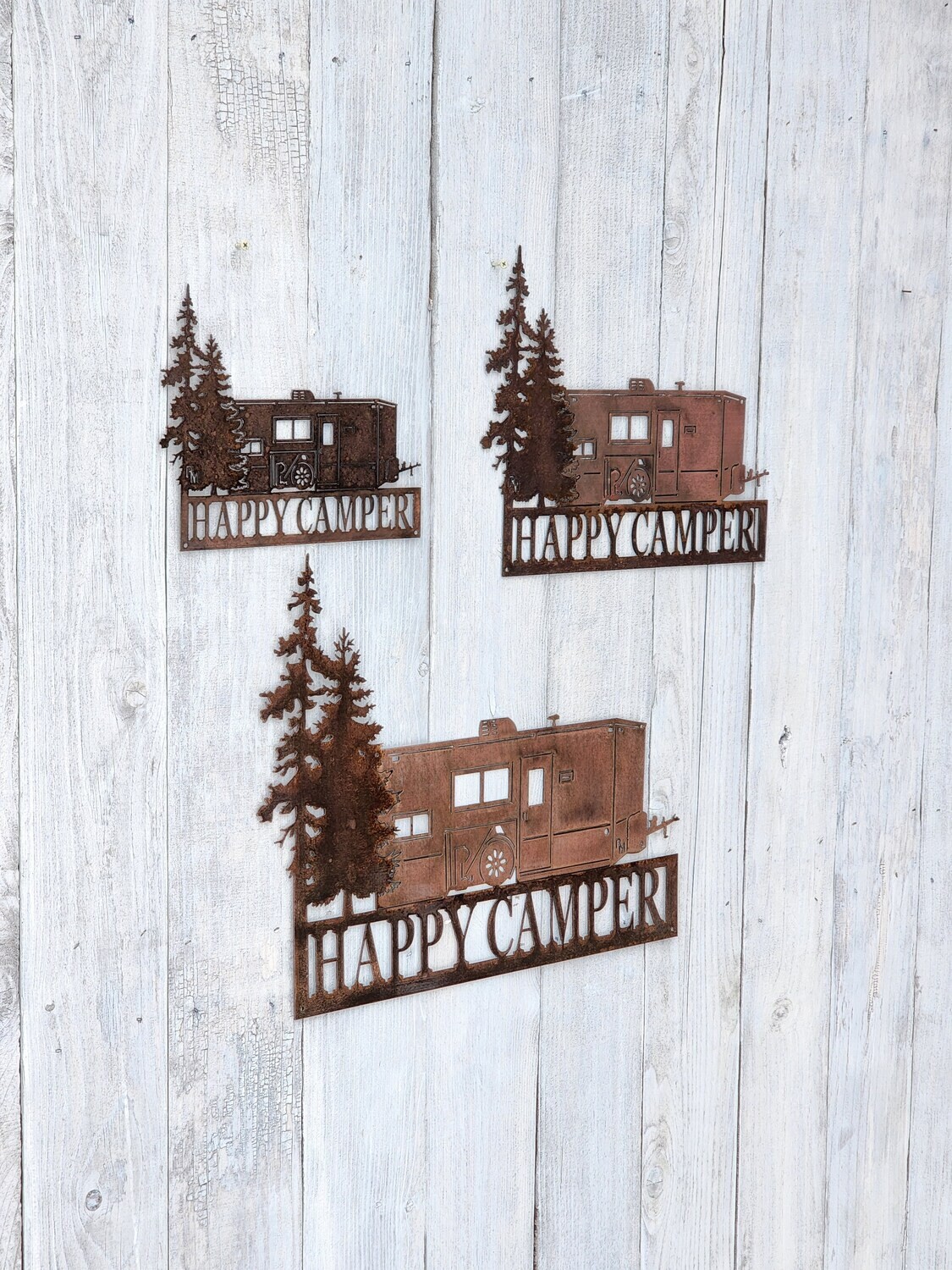 Happy Camper Fish House Sign