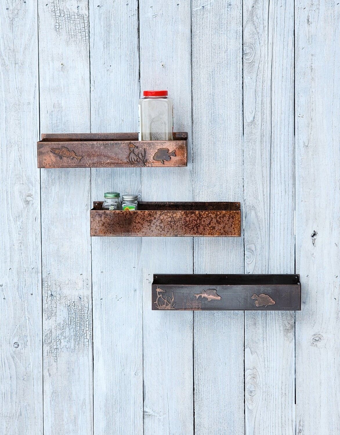 Fish House Spice Rack / Bathroom Caddie