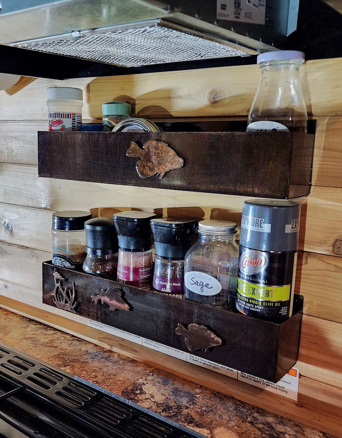 Fish House Spice Rack / Bathroom Caddie
