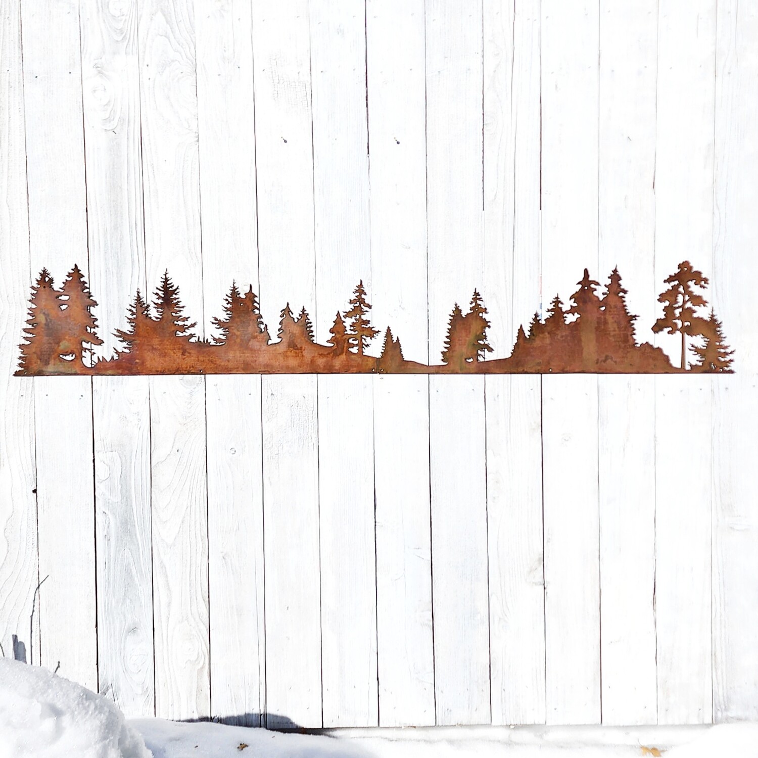 70&quot; x 11&quot; Tree Scene