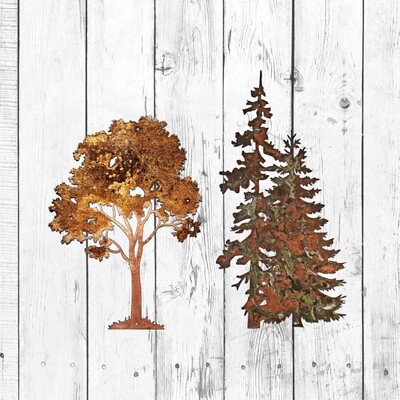 Maple & Evergreen Tree Set