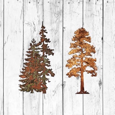 Evergreen & Lodgepole Pine Tree Set