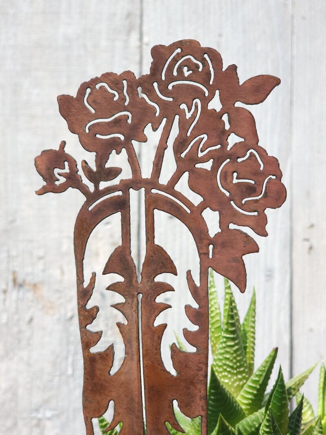 Rose Cowboy Boot Stake