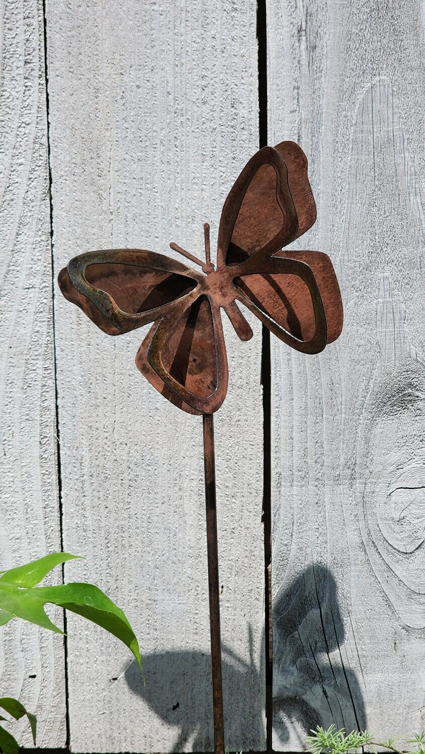 Large Autumn Butterfly Stake