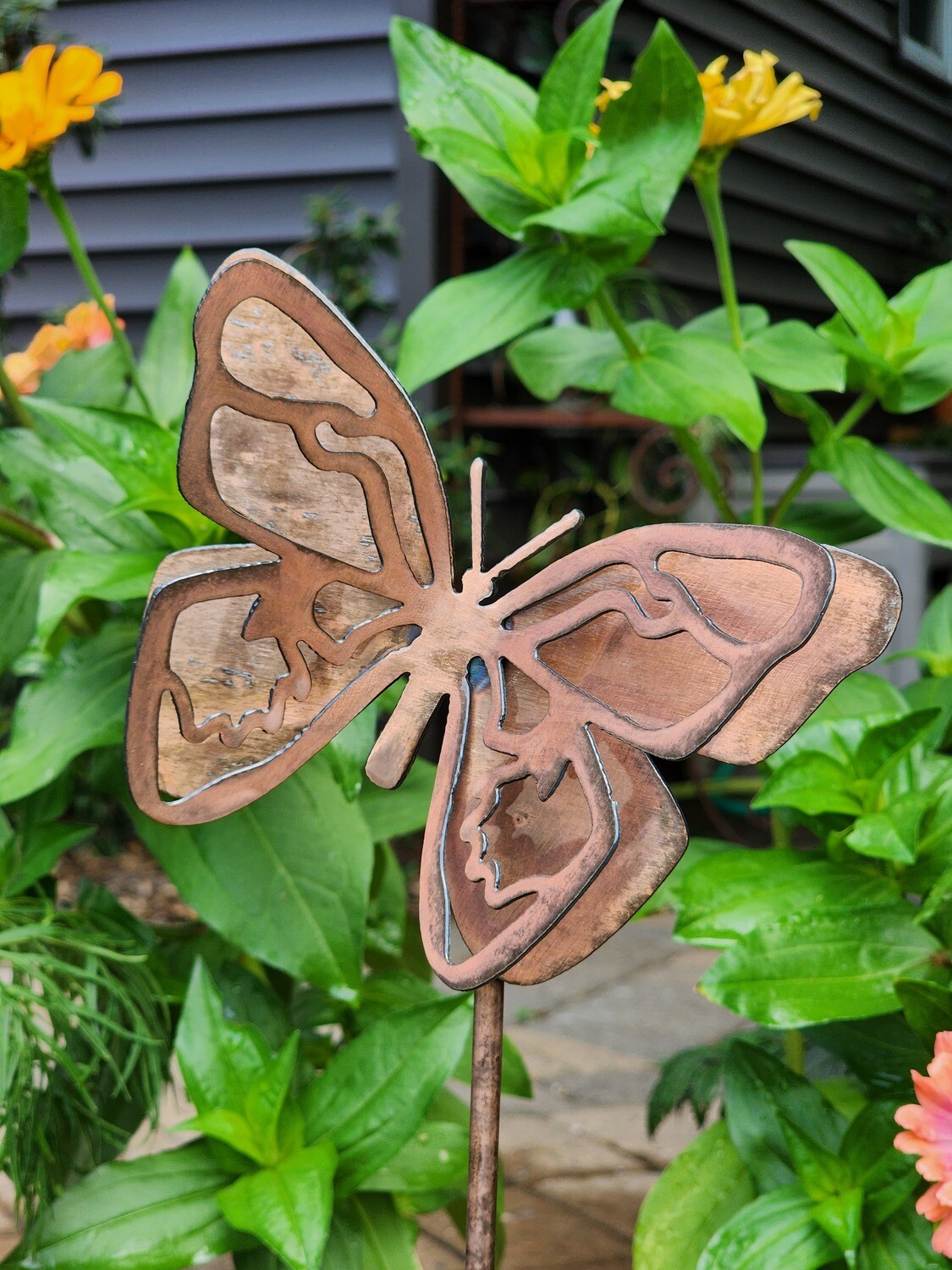 Large Summer Butterfly Stake