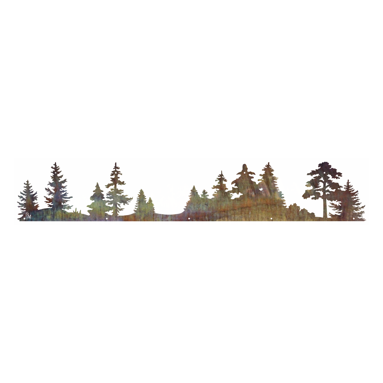 35&quot; x 6&quot; Tree Scene