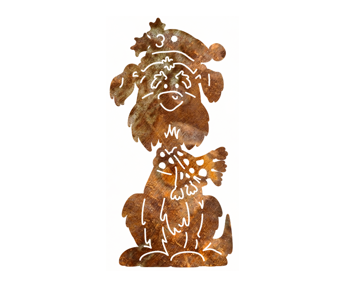 Xmas Dog Magnet