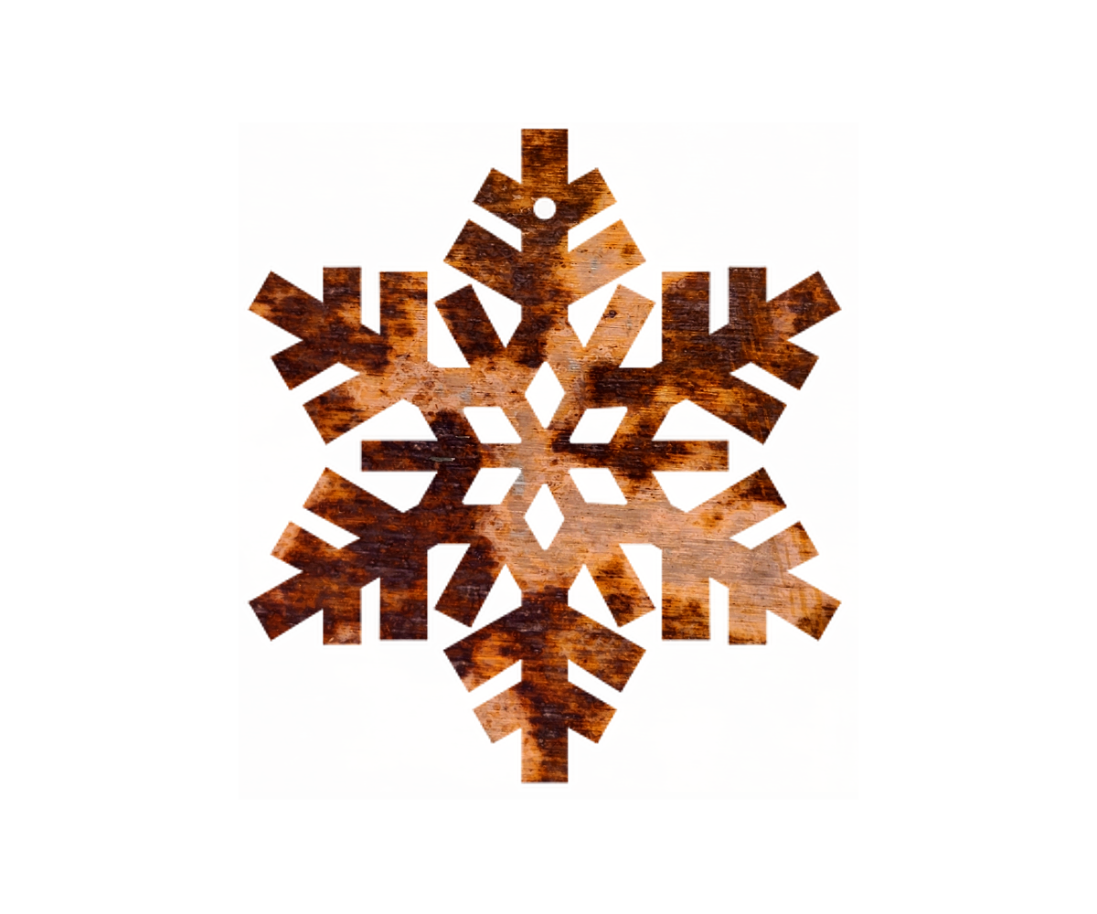 Square Snowflake Ornament