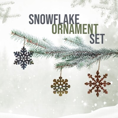 Snowflake Ornament Set
