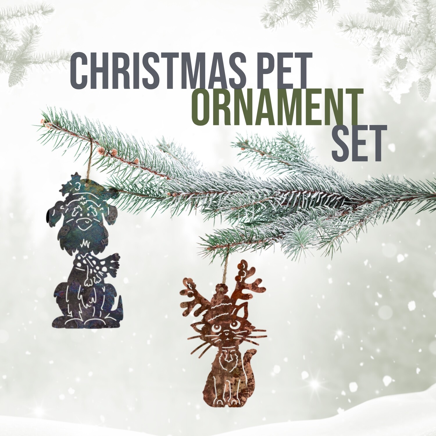 Xmas Pet Ornament Set